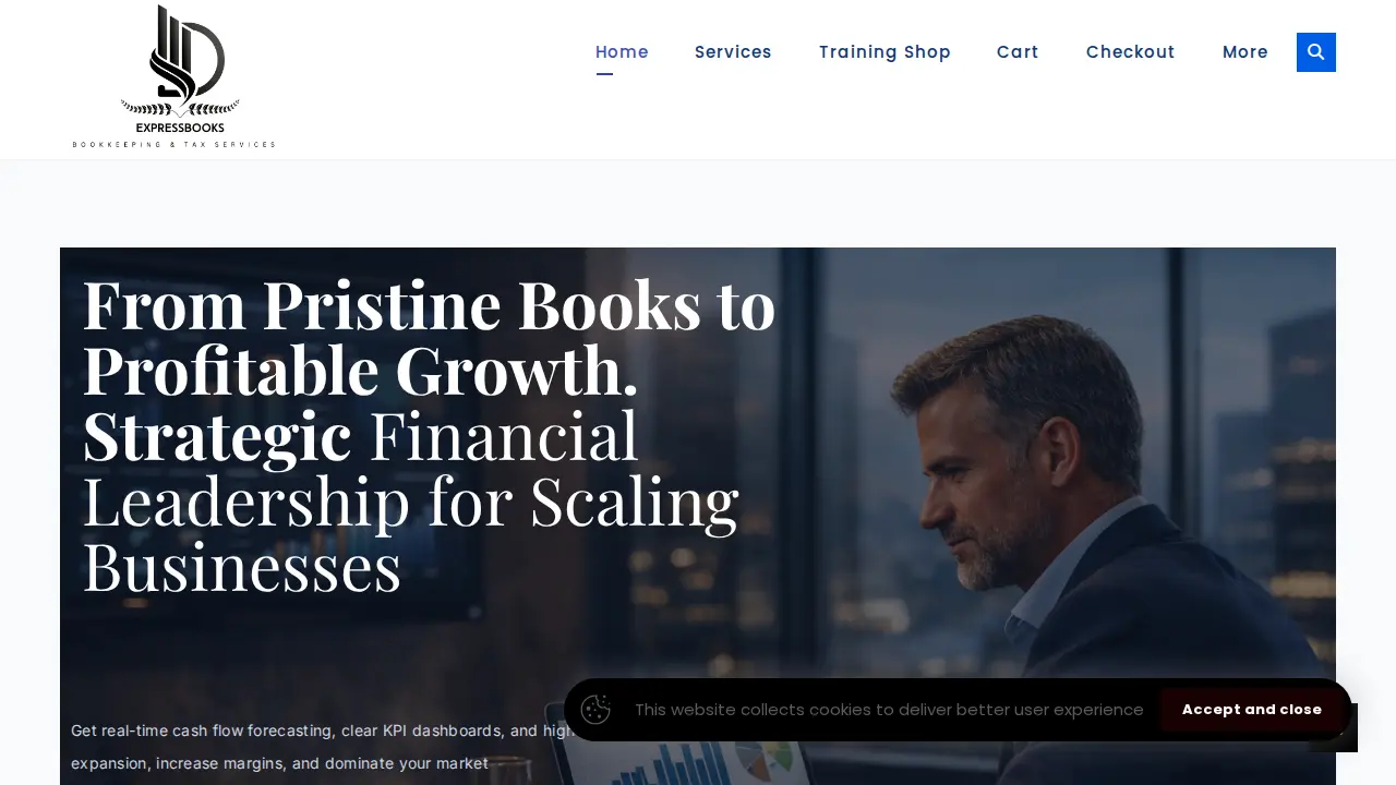 ExpressBooks Bookkeeping and Tax Preparation page