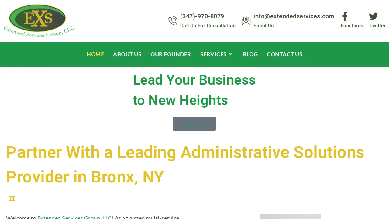 Extended Services Group, LLC page
