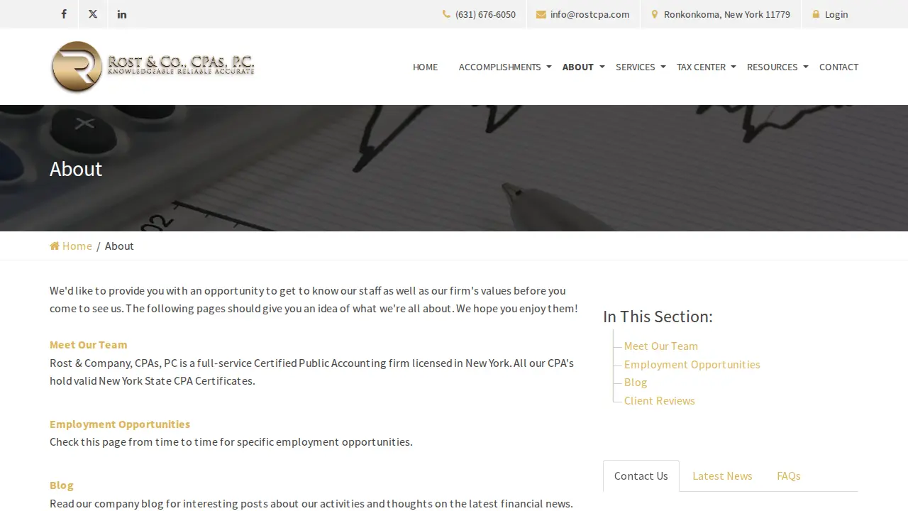 ezCPA.co, Inc. page