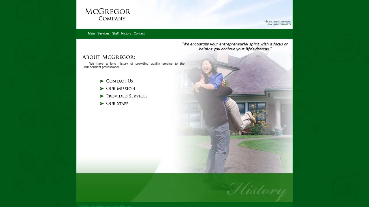 McGregor Company page