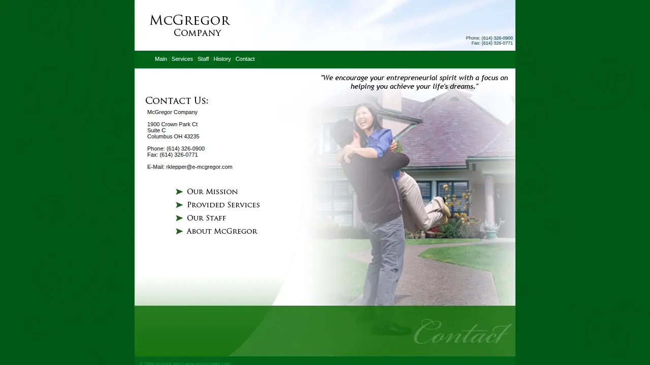 McGregor Company page