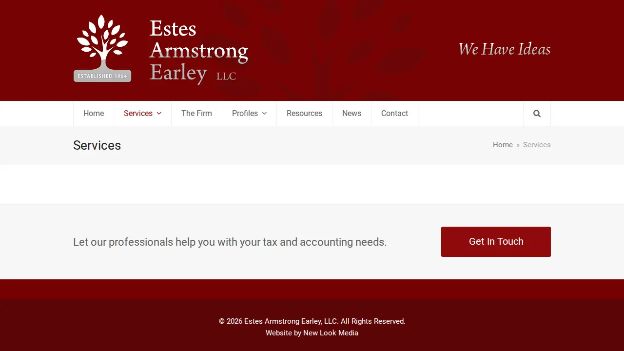 Estes Armstrong Earley LLC CPA's page