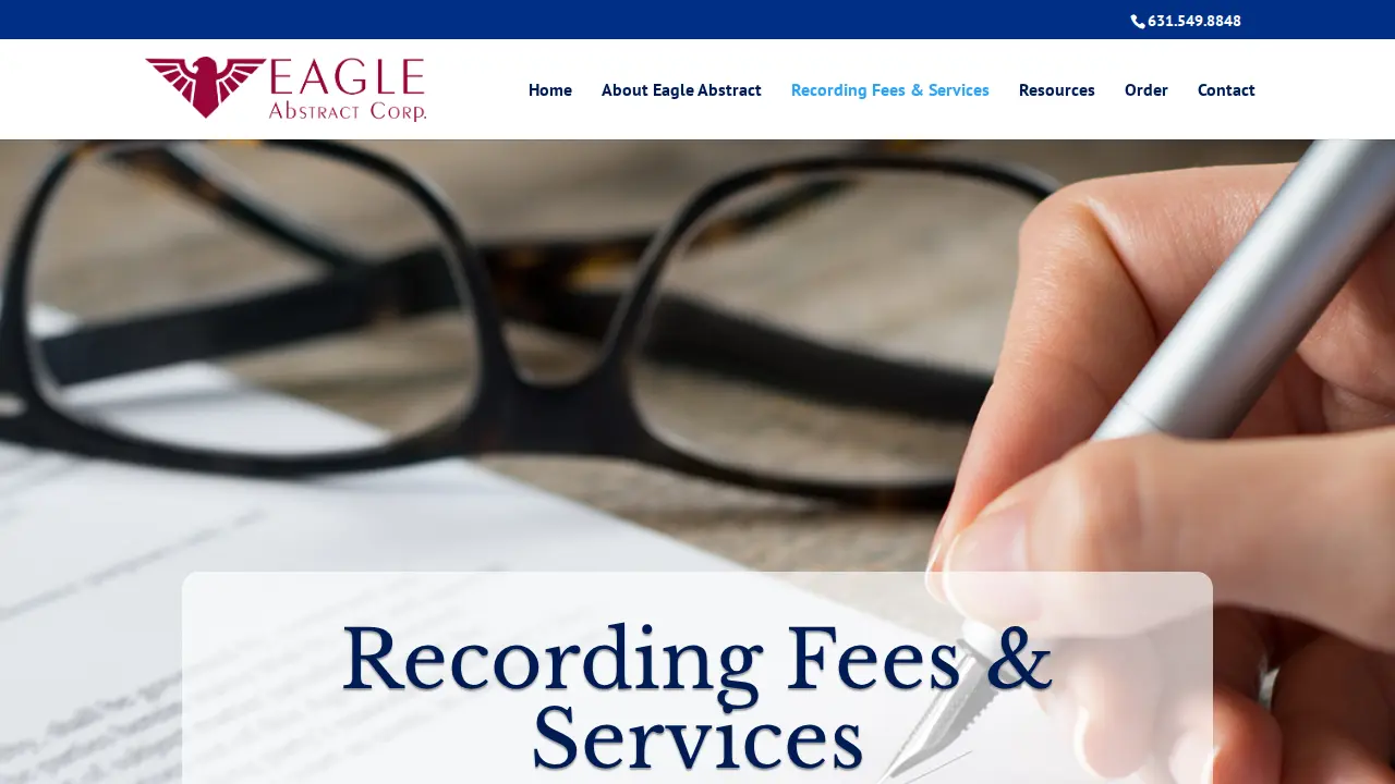 Eagle Abstract Corporation page