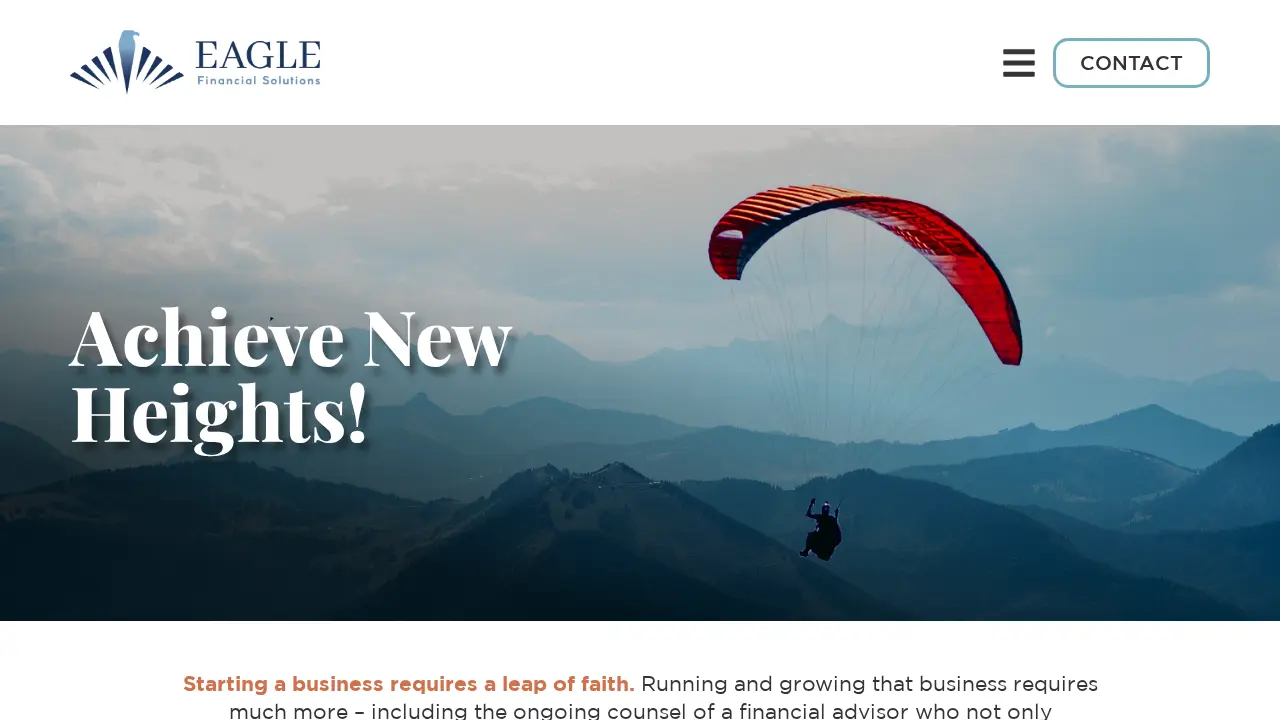 Eagle Financial Solutions page