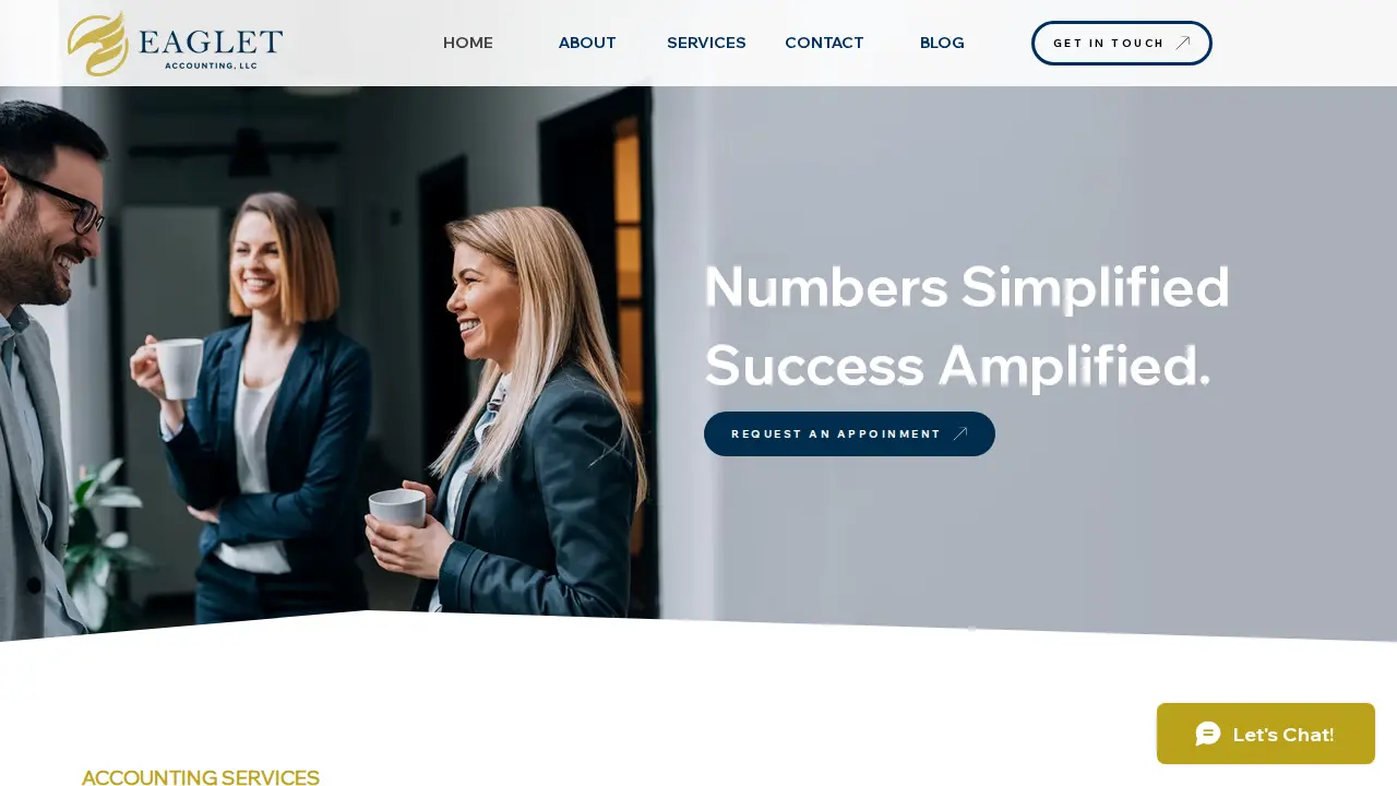 Eaglet Accounting, LLC website