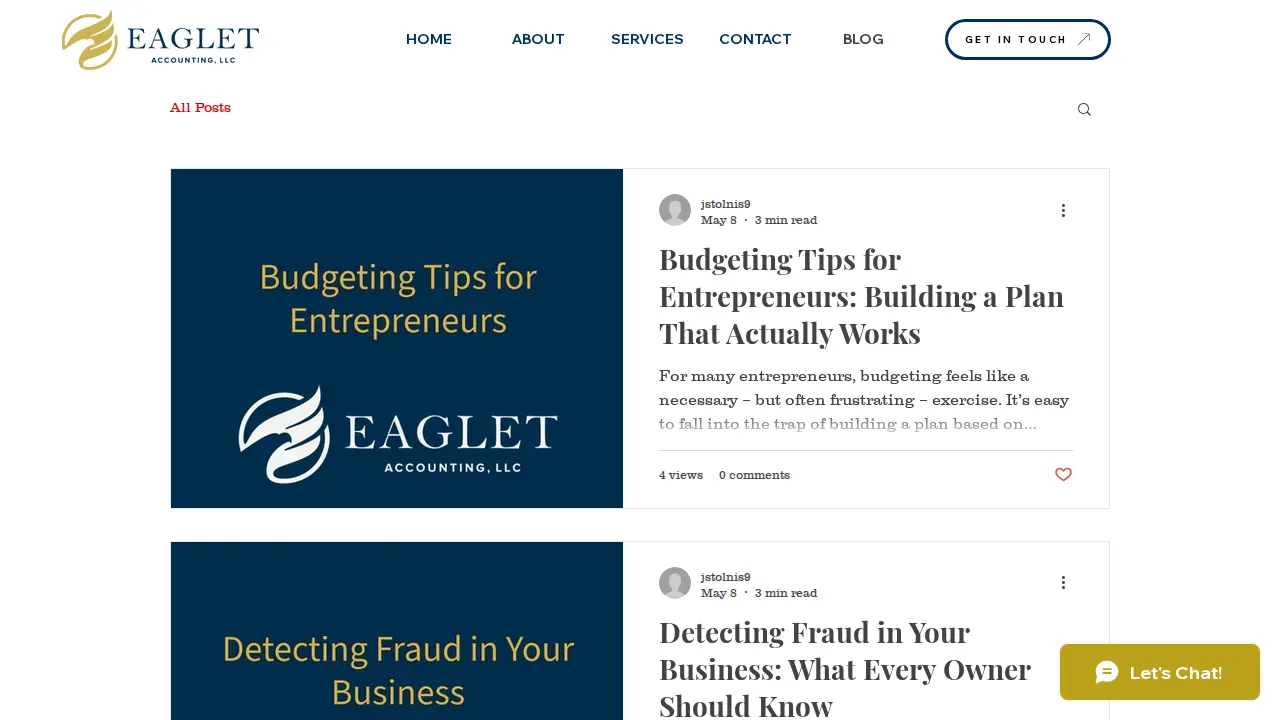 Eaglet Accounting, LLC page