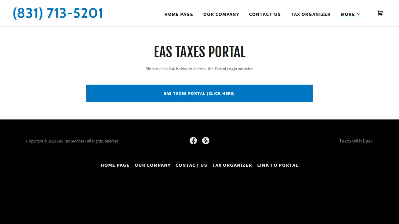 EAS Tax Services page