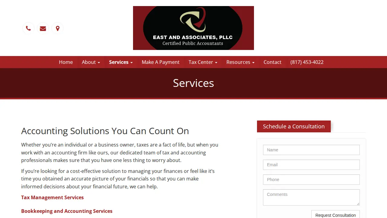 East and Associates, PLLC page