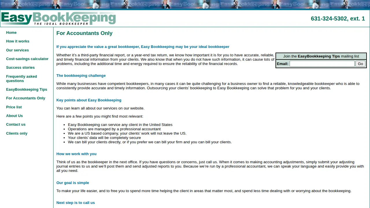 Easybookkeeping page