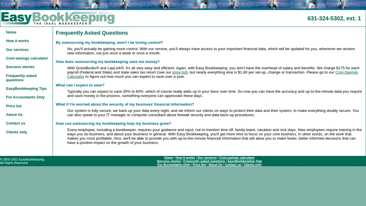 Easybookkeeping page