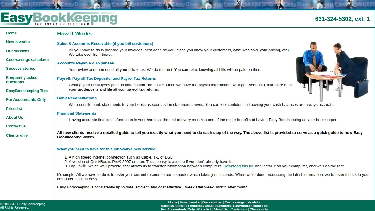 Easybookkeeping page