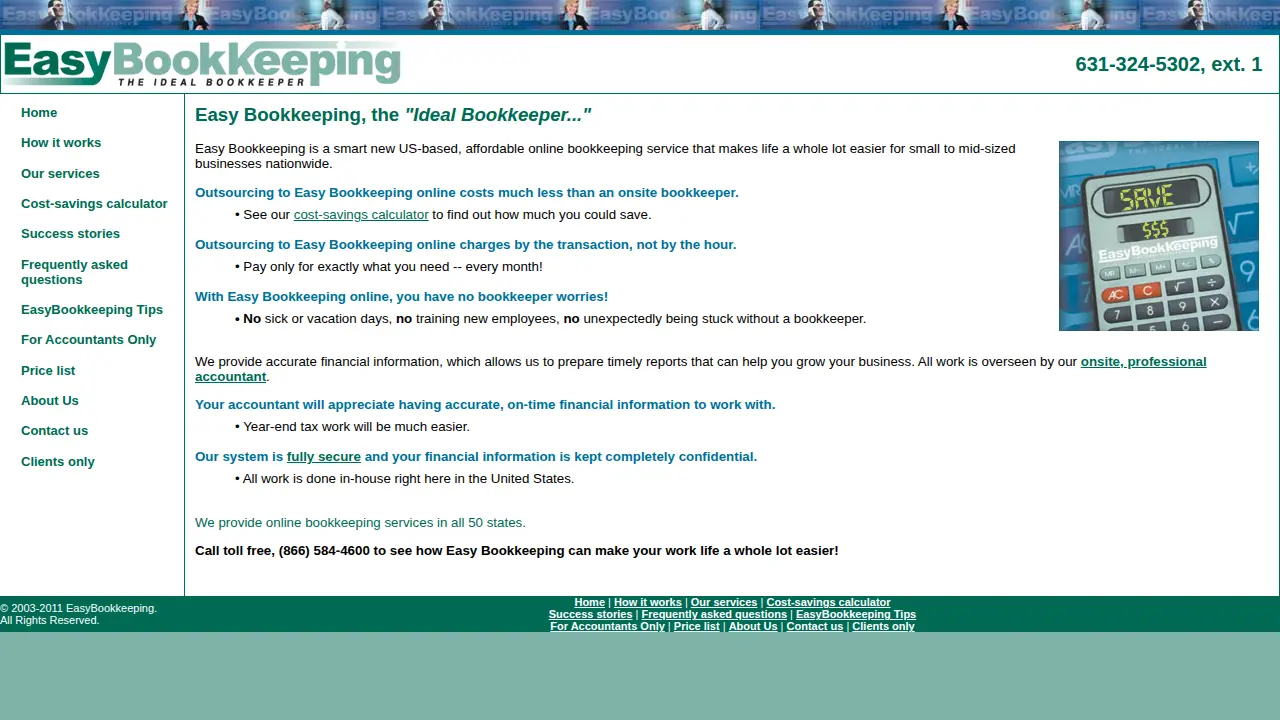 Easybookkeeping page
