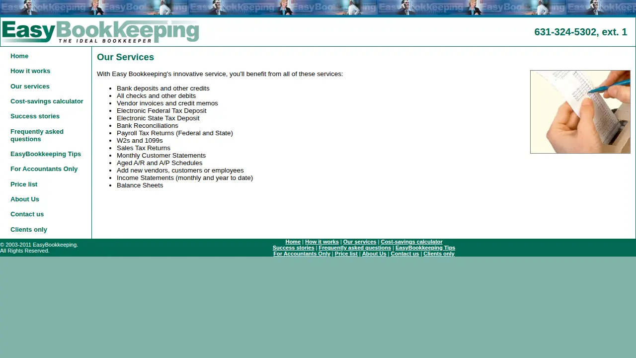 Easybookkeeping page