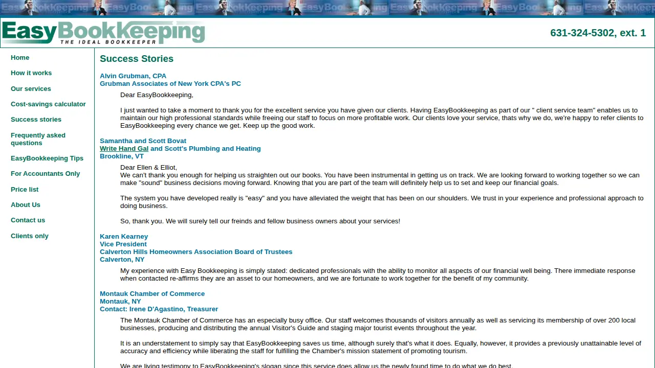 Easybookkeeping page