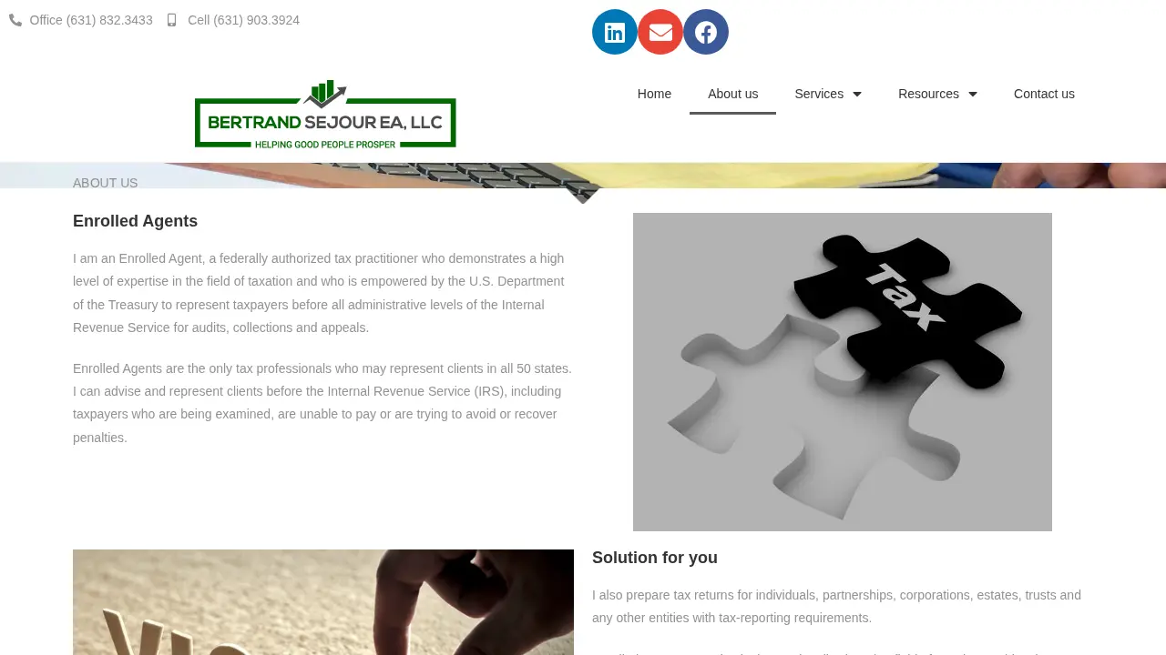Bertrand Sejour EA, LLC page
