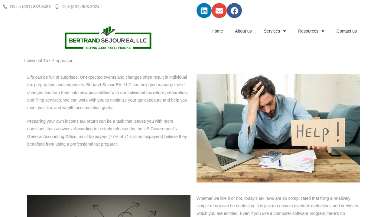 Bertrand Sejour EA, LLC page