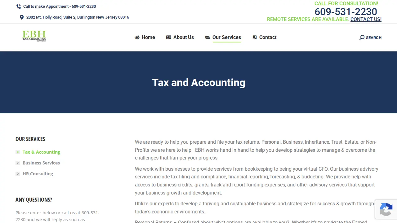 EBH Tax Services