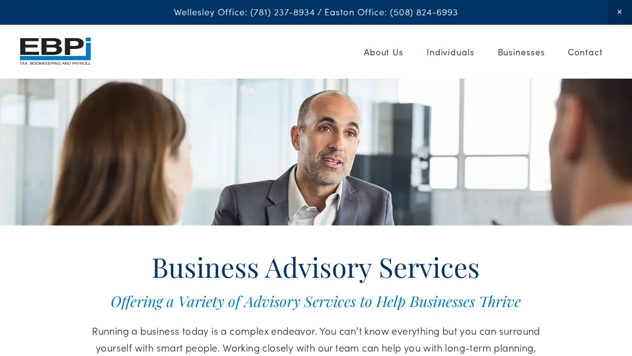 EBPI | Tax, Bookkeeping & Payroll page