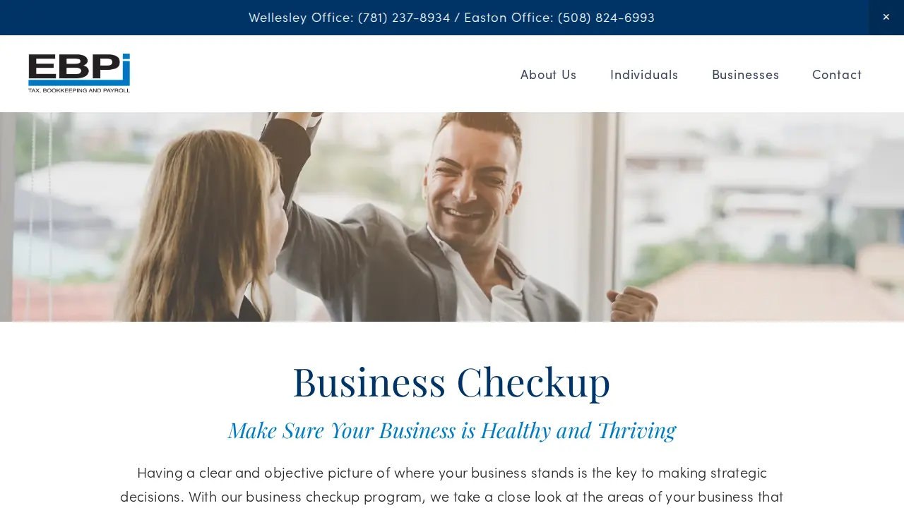 EBPI | Tax, Bookkeeping & Payroll page