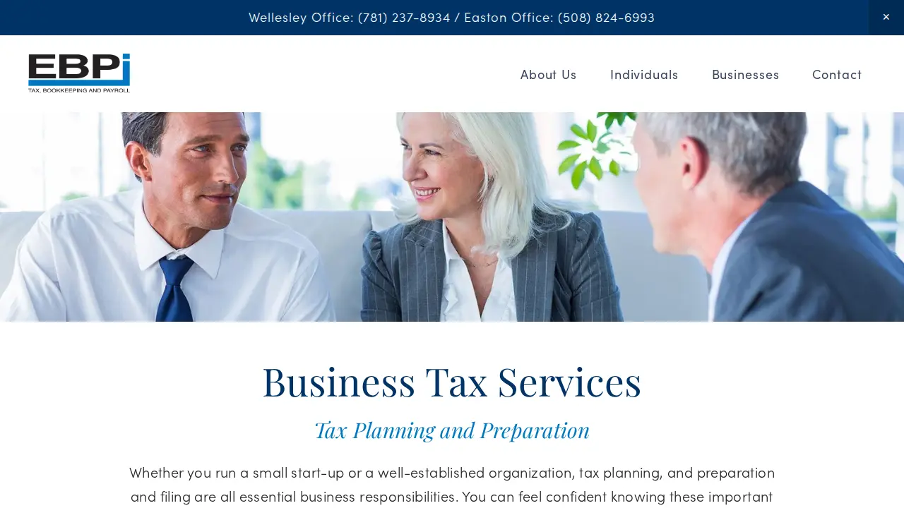 EBPI | Tax, Bookkeeping & Payroll page