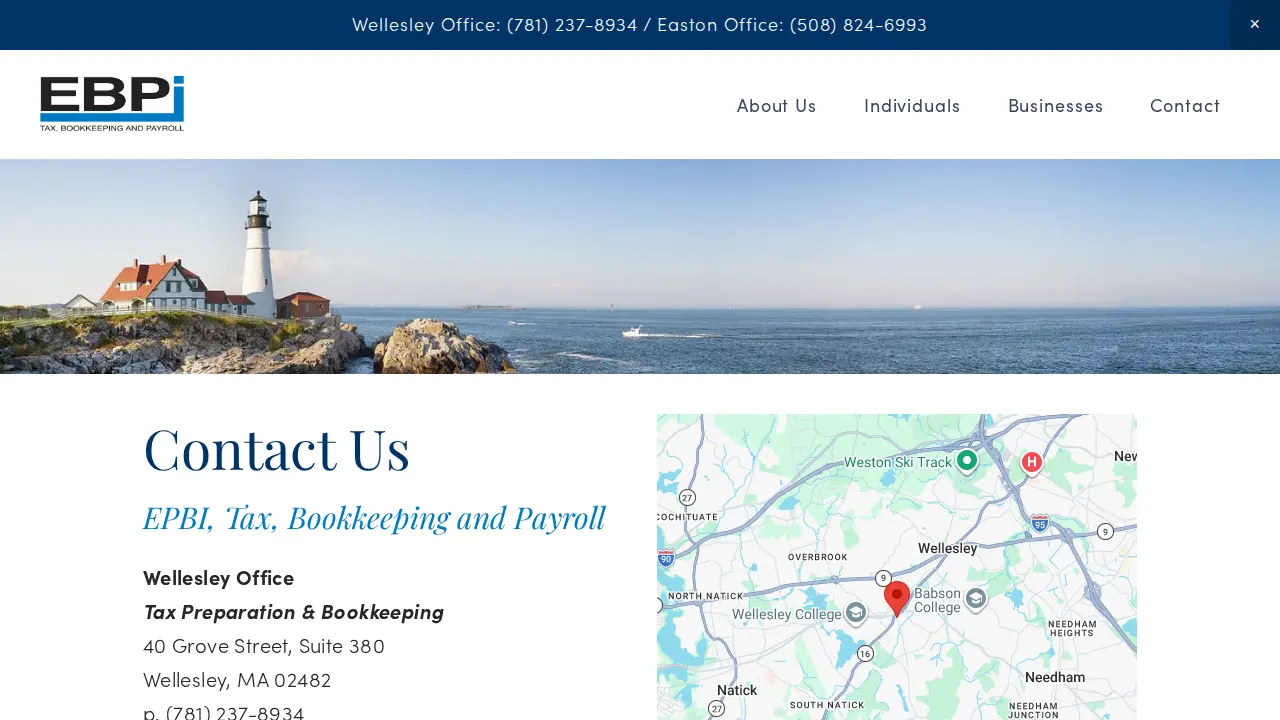 EBPI | Tax, Bookkeeping & Payroll page