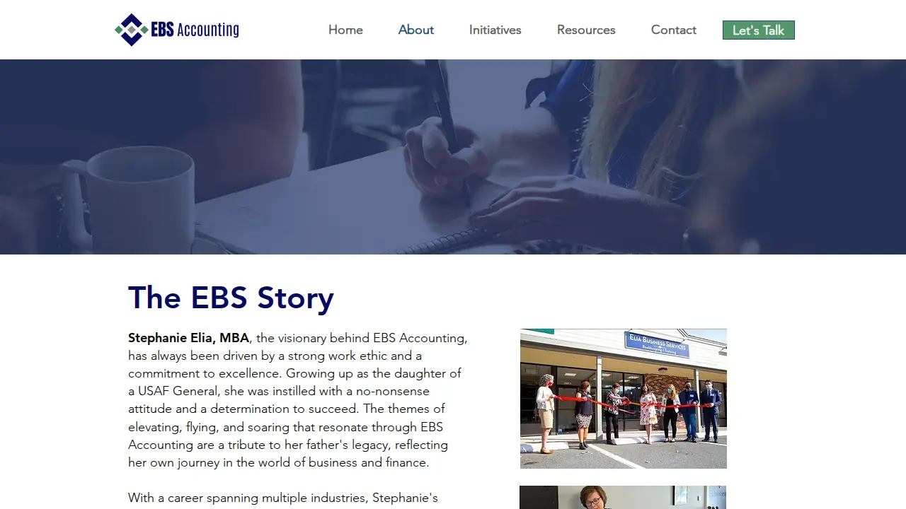 EBS Accounting page