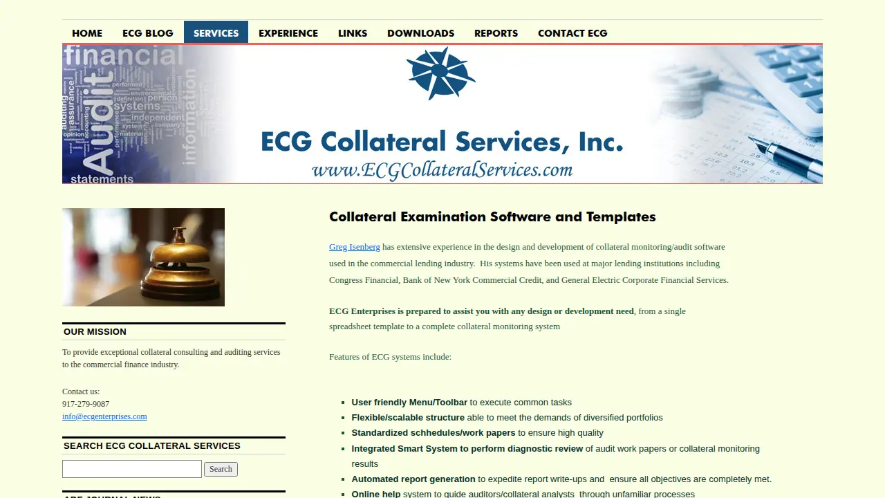 ECG Collateral Services, Inc. page