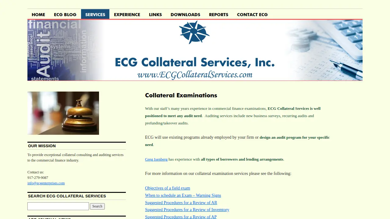 ECG Collateral Services, Inc. page