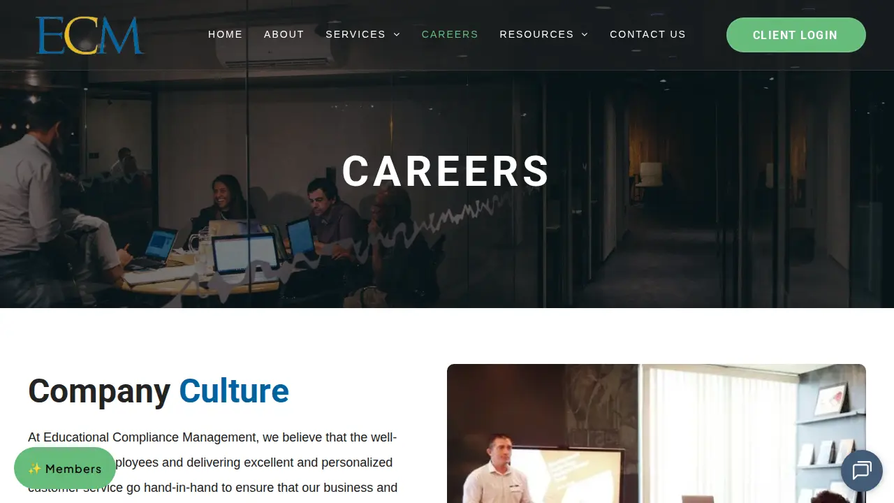 Educational Compliance page