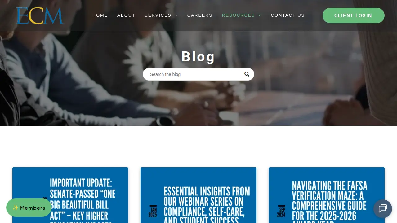 Educational Compliance page