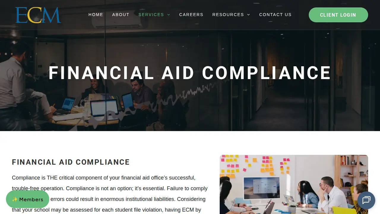 Educational Compliance page