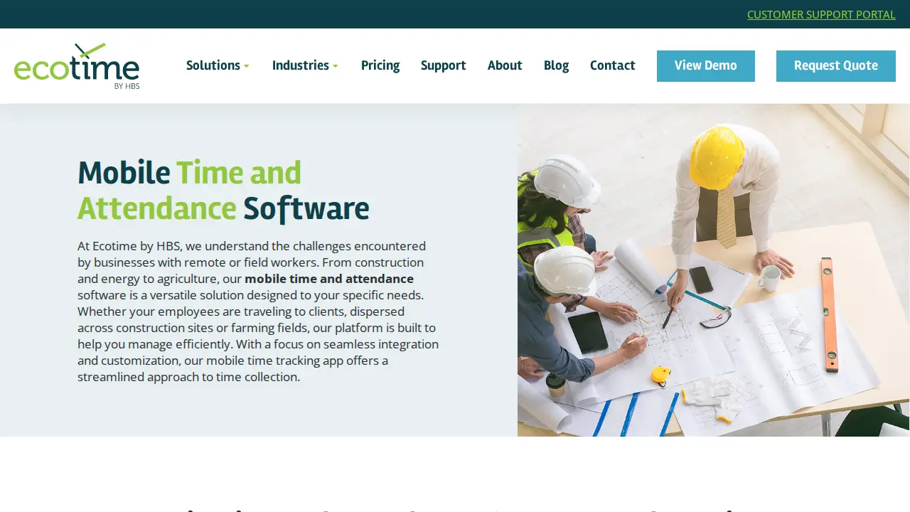 Huntington Business Systems page