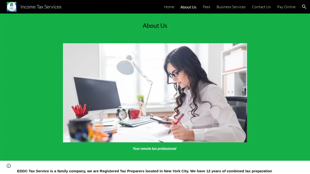 EDDC Tax Service page