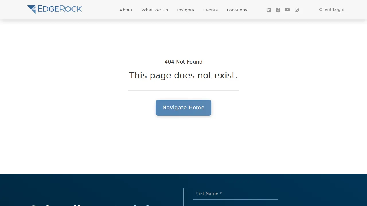 EdgeRock Wealth Management page