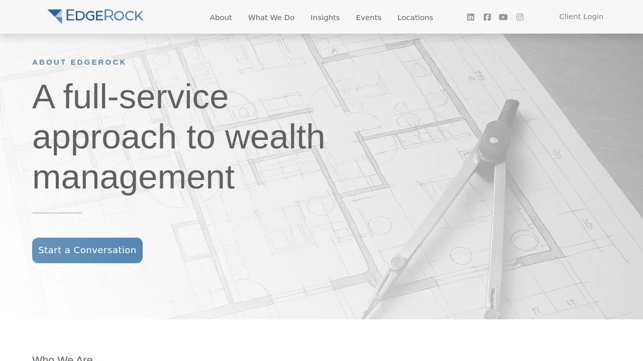 EdgeRock Wealth Management page