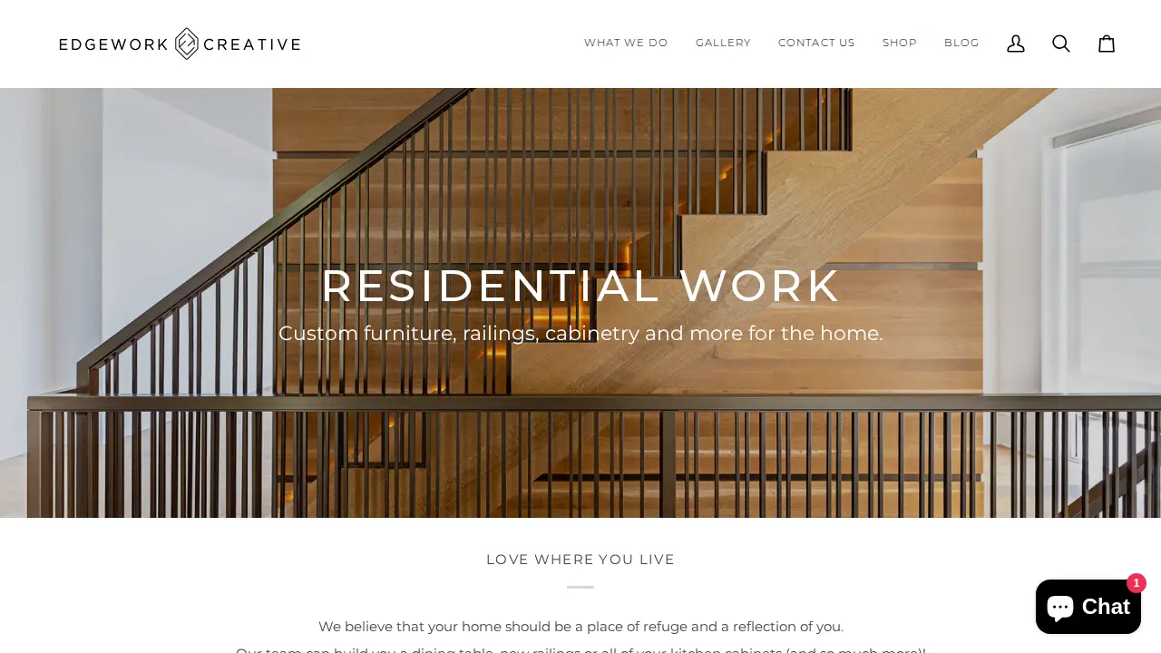 Edgework Creative page