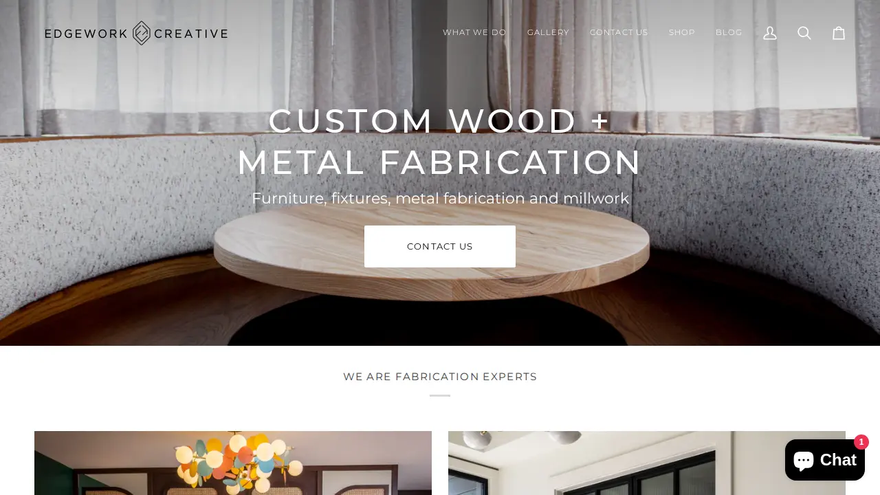 Edgework Creative website