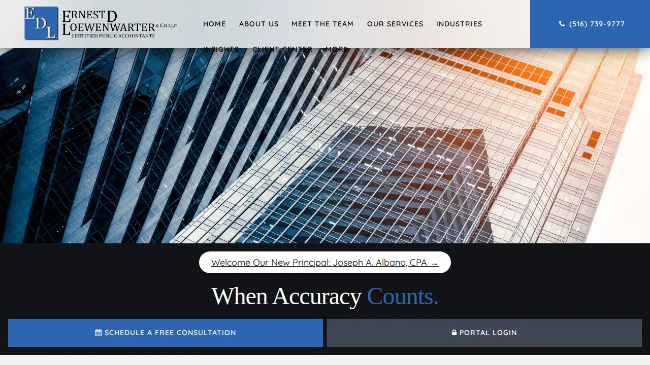 Ernest D Loewenwarter & Co page