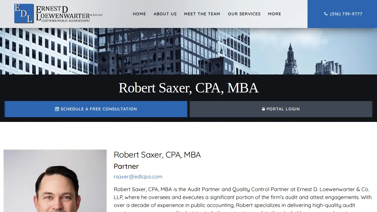 Ernest D Loewenwarter & Co page