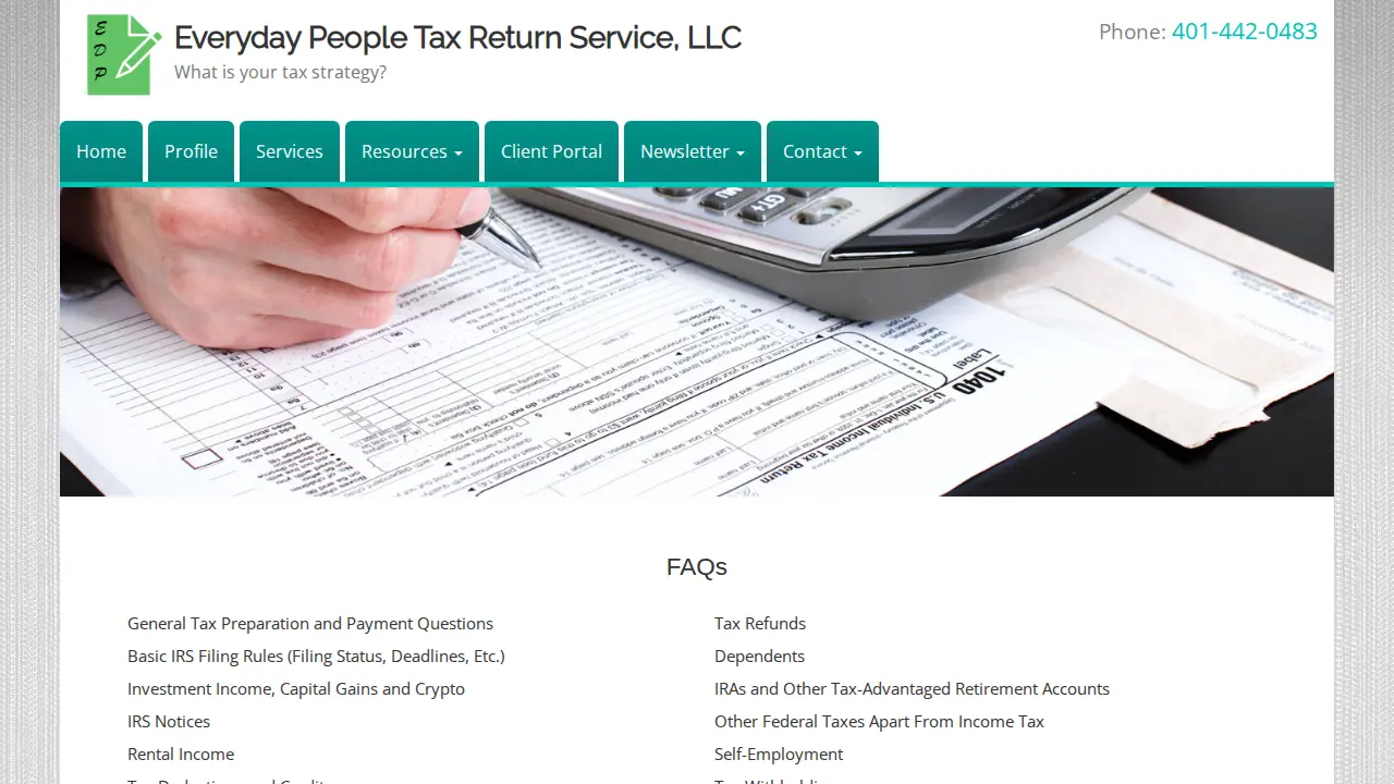 Everyday People Tax Return Service LLC page