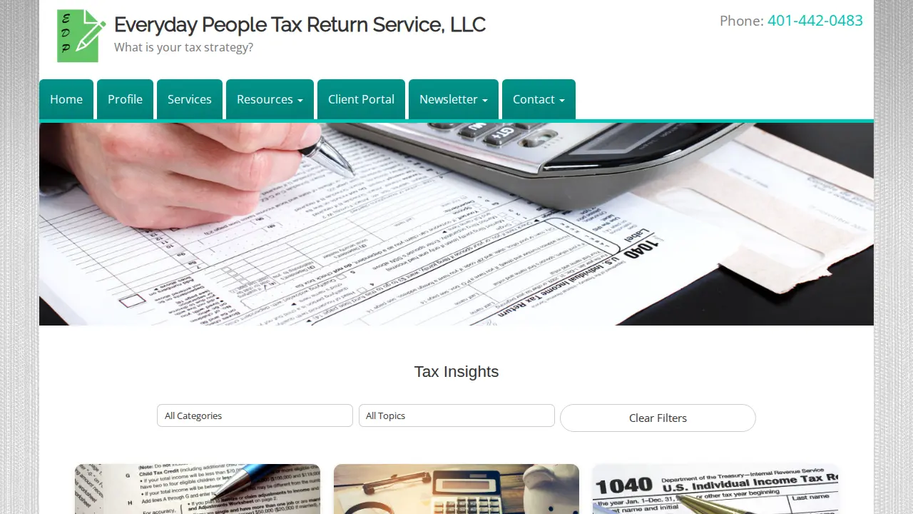 Everyday People Tax Return Service LLC page