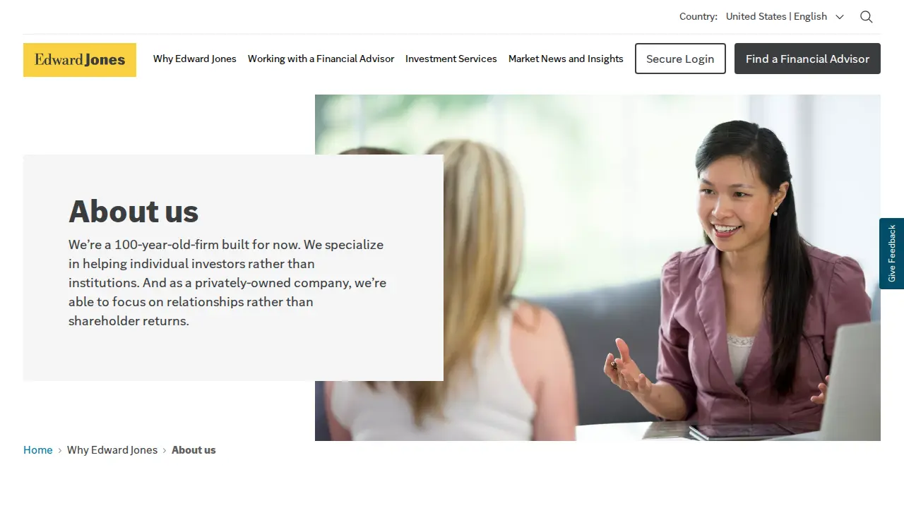 Edward Jones page