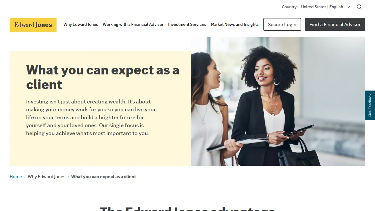 Edward Jones page