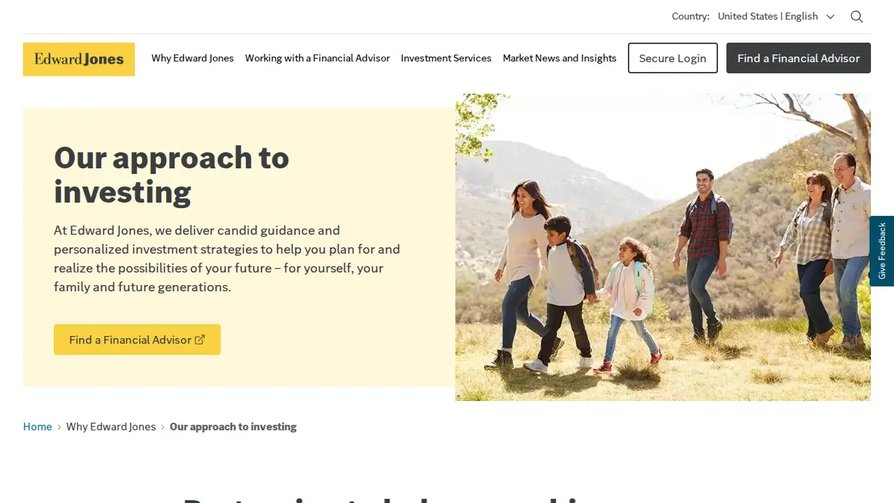 Edward Jones page