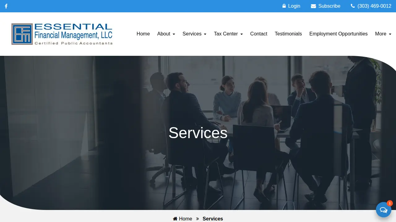 Essential Financial Management, LLC page
