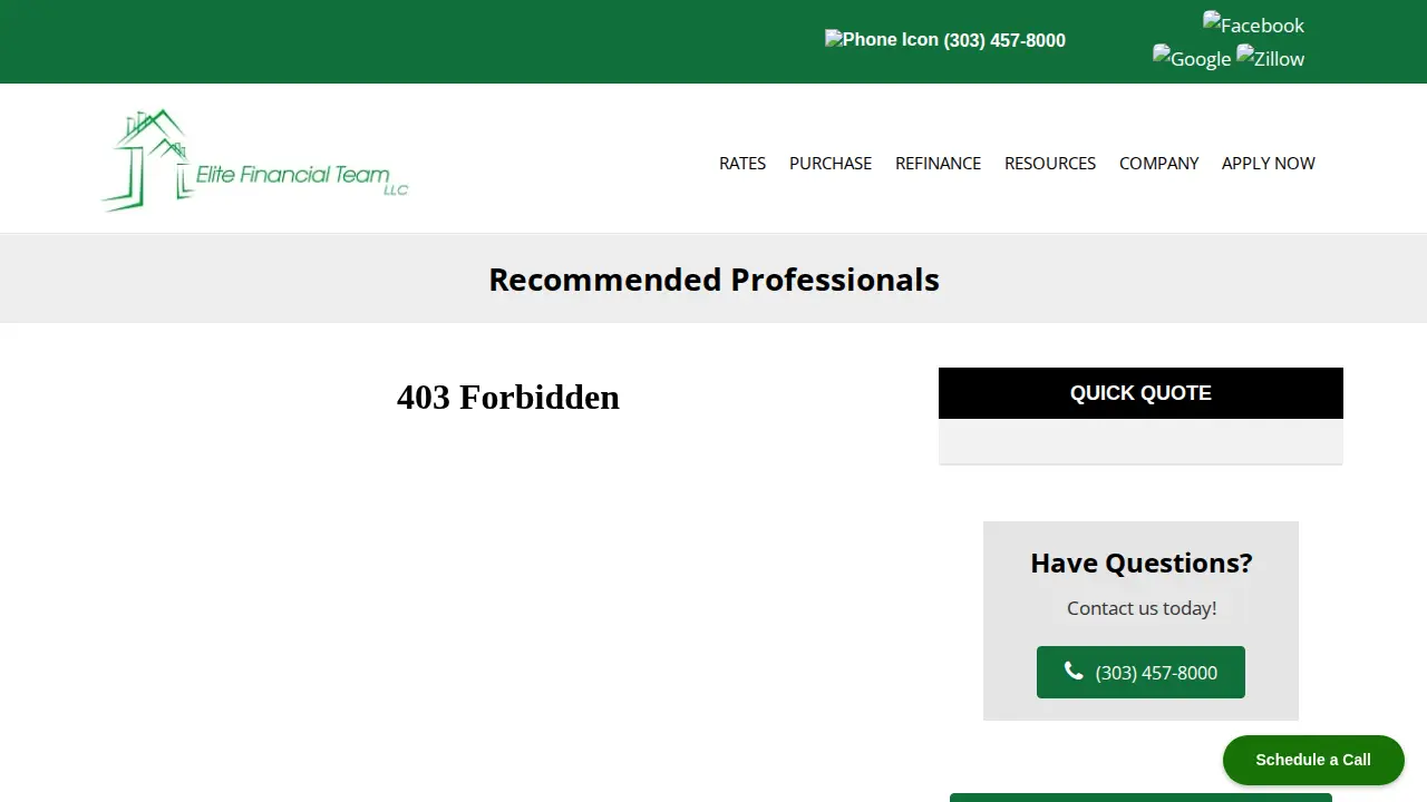 Elite Financial Team, LLC page