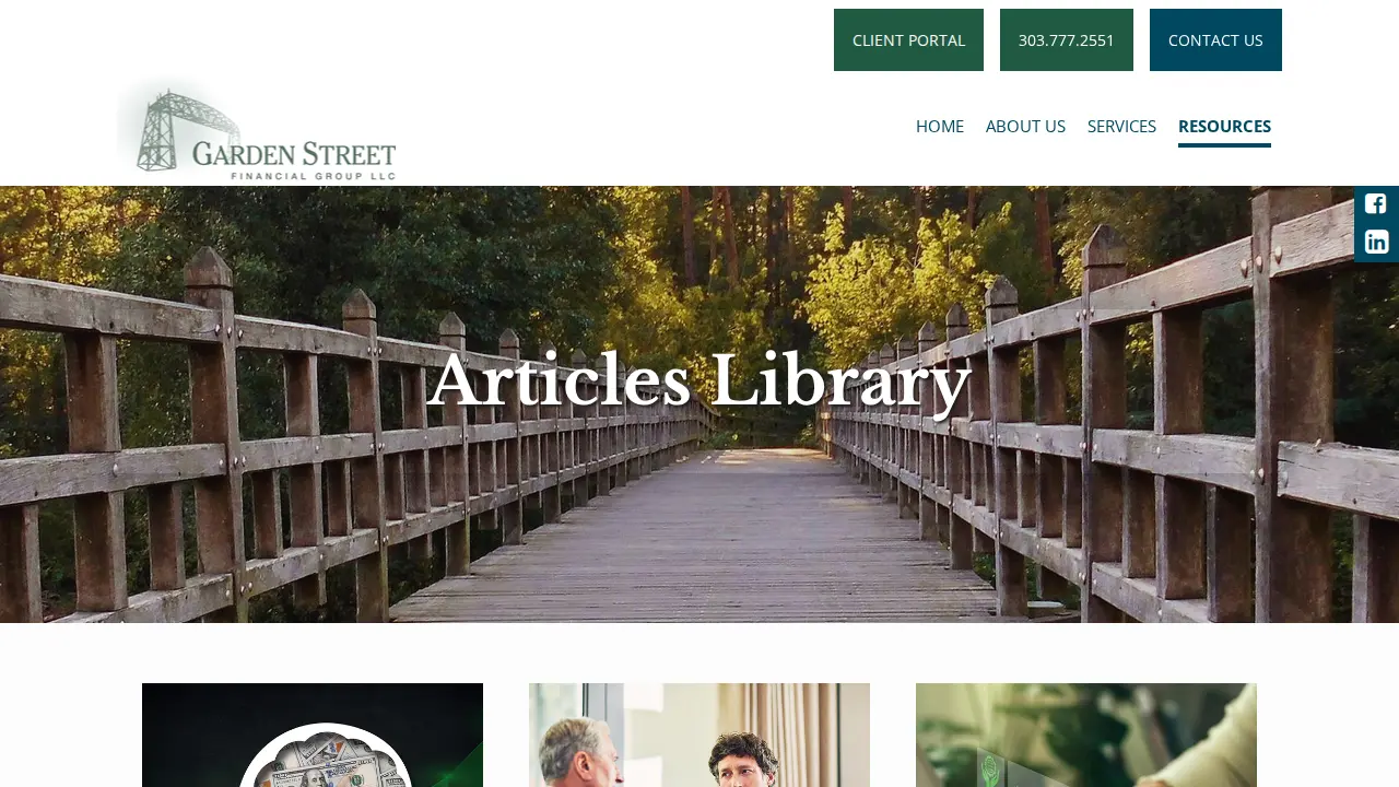 Garden Street Financial Group page