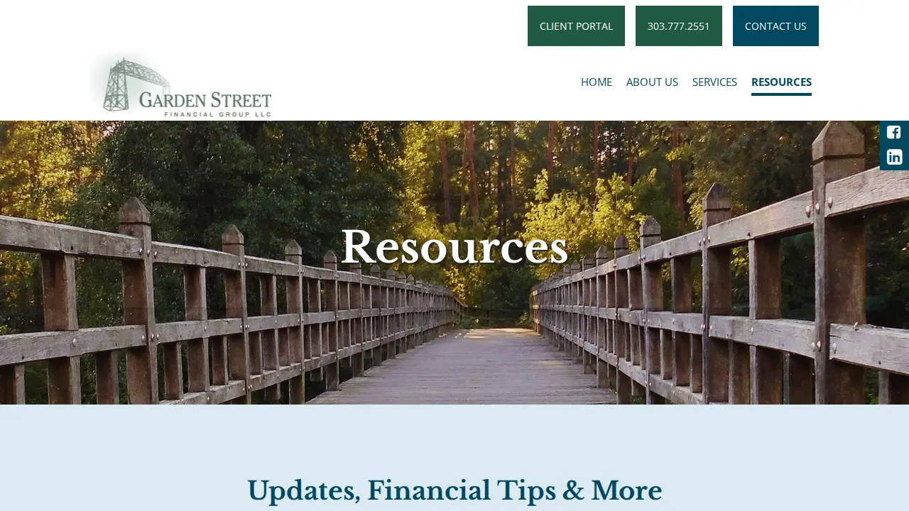 Garden Street Financial Group page