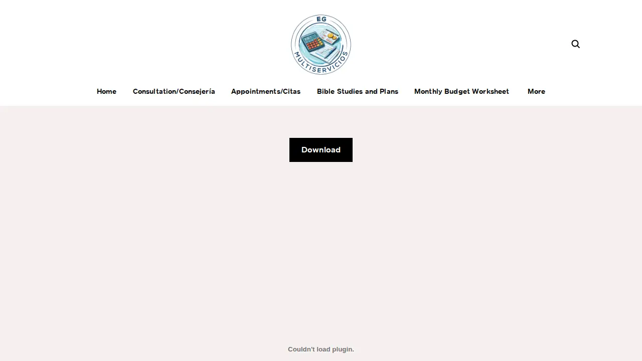 EG Multiservicios page
