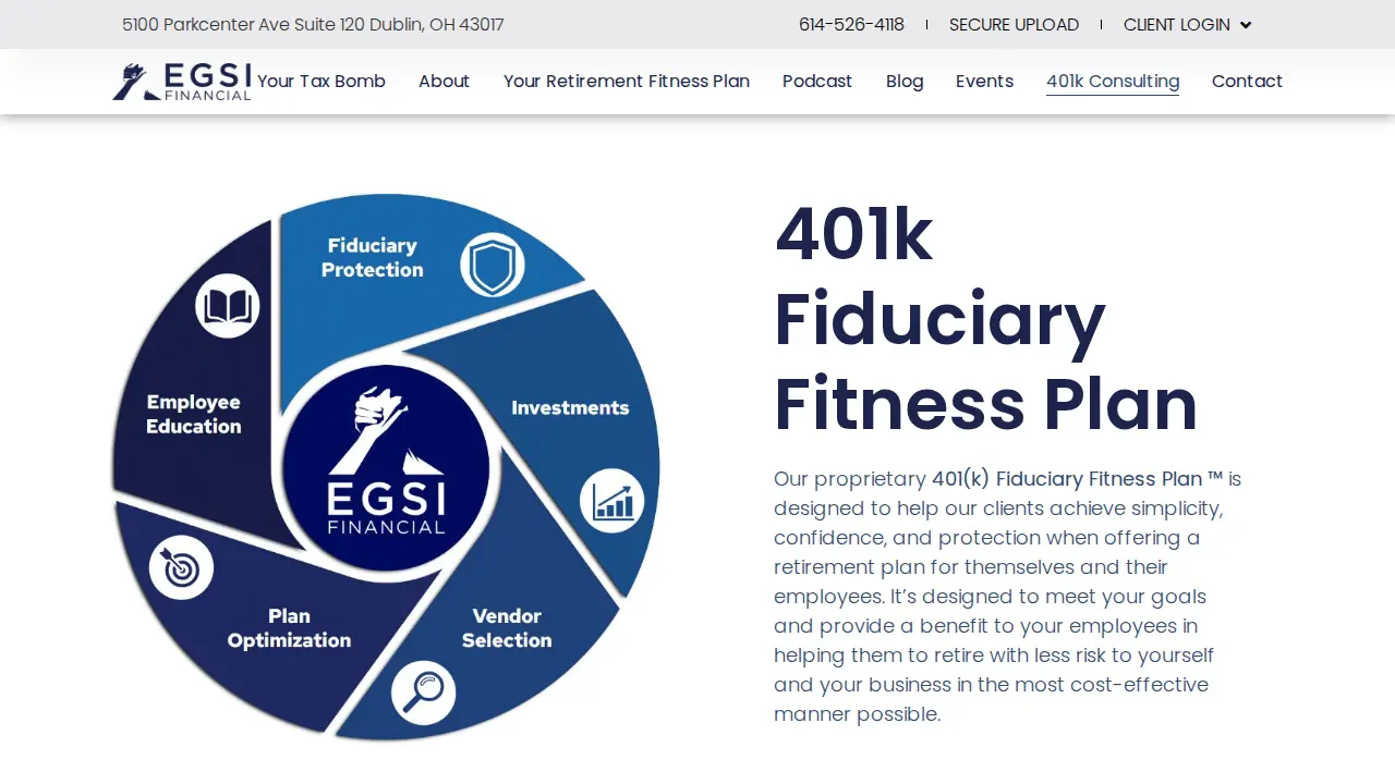 EGSI Financial, Inc page